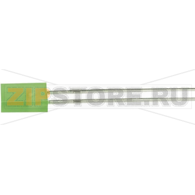 Светодиод, зеленый, 2x5 мм, 8 мкд, 170°, 20 мА, 2 В Everlight Opto 523SYGD/S530-E2 
