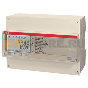 Счетчик трехфазный, A44 552-200, 4-тарифный c тарификатором ABB 2CMA100134R1000 