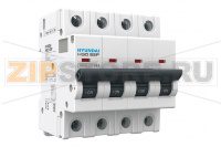 Выключатель автоматический модульный 40 А, 4 полюса, 10 кА Hyundai Electric HGD63P3NMDS0000C00040_C