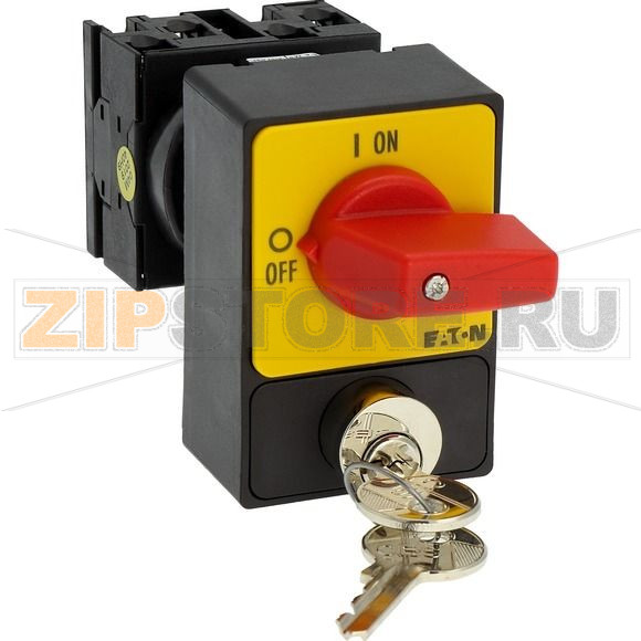 Выключатели аварийные, T0, 20 A, монтаж, 3-полюсн Eaton T0-2-1/E/SVA(S)-RT 