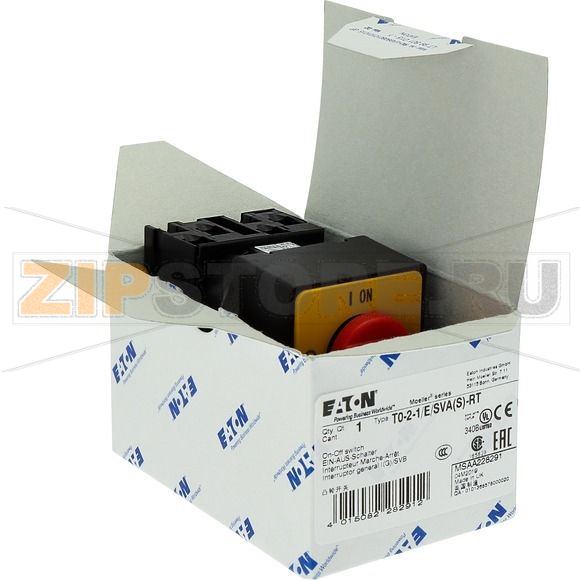 Выключатели аварийные, T0, 20 A, монтаж, 3-полюсн Eaton T0-2-1/E/SVA(S)-RT 