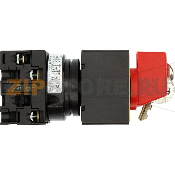 Выключатели аварийные, T0, 20 A, монтаж, 3-полюсн Eaton T0-2-1/E/SVA(S)-RT 