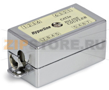 Hyperline CA-IDC-C5e-SH-F-WH Проходной адаптер (coupler), Dual IDC, категория 5e, 4 пары, экранированный 