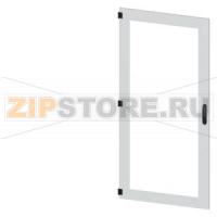 SIVACON, door, left, inspection window, IP55, H: 1800 mm, W: 800 mm, RAL 7035, Protection class 1 Siemens 8MF1880-2UT15-0BE2