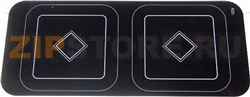 Ceran glass plate 299 x 684 mm***with ma 