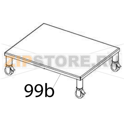 Cutlery dryer short trolley H=10 cm Vema AP 2091 Cutlery dryer short trolley H=10 cm Vema AP 2091Запчасть на деталировке под номером: 99b