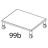 Cutlery dryer short trolley H=10 cm Vema AP 2091