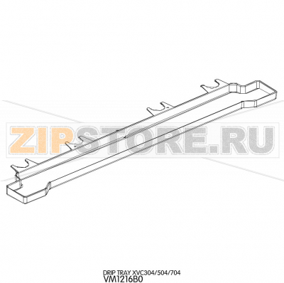 Drip tray Unox XVC 304 Drip tray Unox XVC 304Запчасть на деталировке под номером: 83Название запчасти на английском языке: Drip tray Unox XVC 304