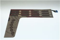 TASTIERA MEMBRANA ROSSO BEIGE