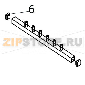 Sprayers bar plug Brema CB 955 Sprayers bar plug Brema CB 955Запчасть на деталировке под номером: 6Название запчасти Brema на английском языке: Sprayers bar plug CB 955.