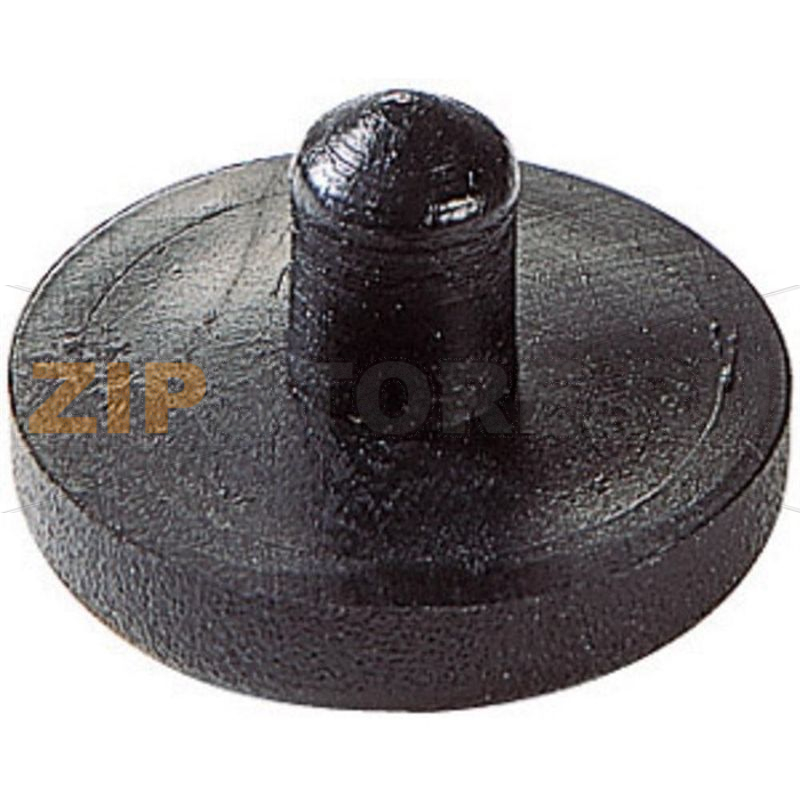 Ножка приборная, черная, 7х11.5 мм, 1 шт PB Fastener 1277-01 