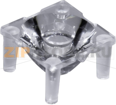 Optics water clear transparent 18.3°, LEDs (max): 1, LEDs: Luxeon Rebel Carclo 10417 
