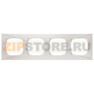 Рамка четырехместная, альпийский белый ABB 2CLA857400A1101 