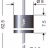 Диод 1 А, 800 В, корпус: DO-41 Diotec 1N4006 - Диод 1 А, 800 В, корпус: DO-41 Diotec 1N4006