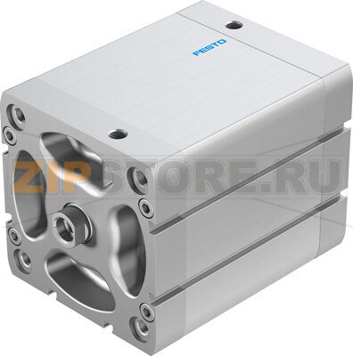 Пневмоцилиндр компактный Festo ADN-100-80-I-PPS-A 