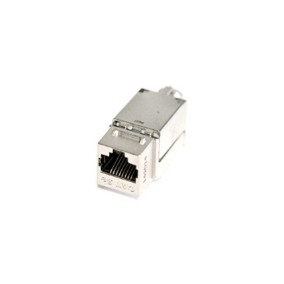 модуль Keystone Jack RJ-45 (8P8C), категория 5e, экранированный, 110 IDC, заделка с помощью NE-TOOL, белый 