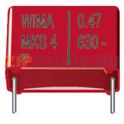 Конденсатор 0.047 мкФ, 630 В/DC, 400 В/AC, 7.5 мм Wima MKS4J024702F00KSSD-1 