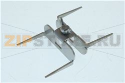 Spiessklammer doppelt fur Hahnchengrill 