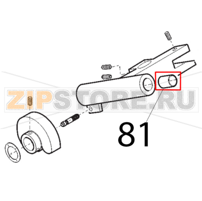 Bronzina movimento Sirman Topaz 250 Bronzina movimento Sirman Topaz 250Запчасть на деталировке под номером: 81
