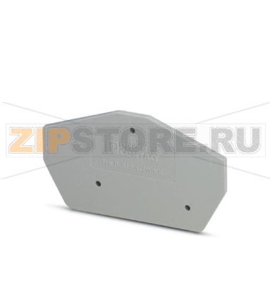 Концевая крышка Phoenix Contact D-STS 4-TWIN/L Длина: 64,5 мм, Ширина: 2,2 мм, Высота: 43 мм, Цвет: cерый.Минимальный заказ: 50 шт.Упаковка: 50 шт.