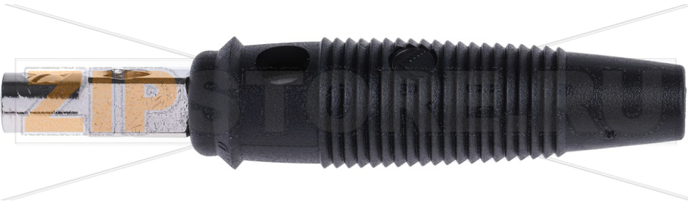 Штекер 4 мм, 16 A, 60 В/DC, черный Hirschmann 930058100 