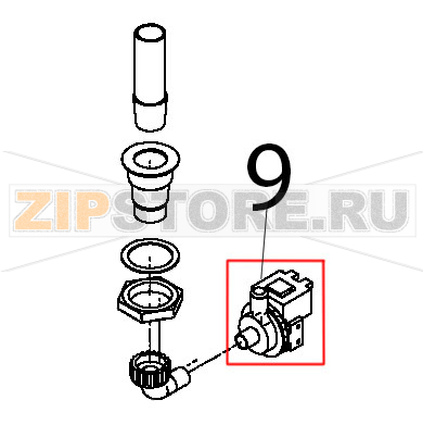 Elettropompa di scarico completa Teikos TS983 Elettropompa di scarico completa Teikos TS983Запчасть на деталировке под номером: 9