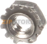 NUT WITH TOOTHED WASHER 8/32 UNC