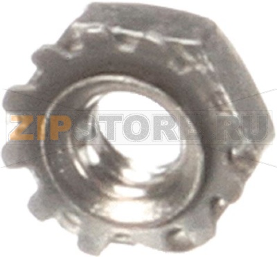 NUT WITH TOOTHED WASHER 8/32 UNC 