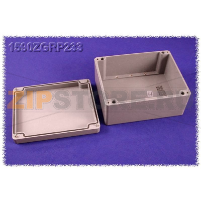 Корпус 250x200x115 мм, материал: полиэстер, серый, 1 шт Hammond 1590ZGRP233 