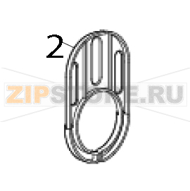 Media fixing tab TSC TTP-368MT Media fixing tab TSC TTP-368MTЗапчасть на деталировке под номером: 2