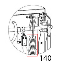 Molla trazione per capotta filo 6.5 Vortmax DDM 660