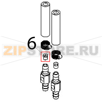 Jet Ø: 1.85 Angelo Po FC1011G Jet Ø: 1.85 Angelo Po FC1011GЗапчасть на деталировке под номером: 6