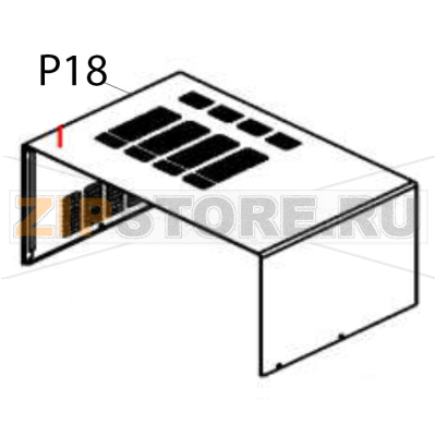 Outer enclosure Hurakan HKN-WP900M Outer enclosure Hurakan HKN-WP900MЗапчасть на деталировке под номером: P18
