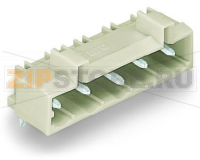 MCS MIDI Вилка THT; 1.2 x 1.2 mm solder pin; угловые; 100% защита от неправильного подсоединения; Шаг контактов 7,5 мм; 5-пол.; светло-серые Wago 721-865/001-000