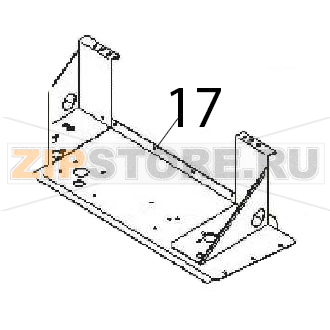 Foot LH holder Angelo Po FM611E1 Foot LH holder Angelo Po FM611E1Запчасть на деталировке под номером: 17