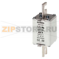 ПЛАВКАЯ ВСТАВКА 160A 1000V DC ТИПОРАЗМЕР 1 ДЛЯ ПРИМЕНЕНИЯ В ФОТОЭЛЕКТРОНИКЕ Siemens 3NE1224-4