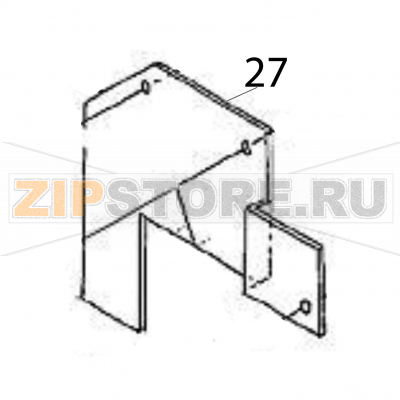 PCB Cover A Sato HR224 TT PCB Cover A Sato HR224 TTЗапчасть на деталировке под номером: 27Название запчасти на английском языке: PCB Cover A Sato HR224 TT.