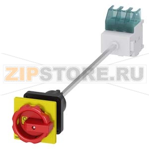 АВАРИЙНЫЙ ГЛАВНЫЙ УПРАВЛЯЮЩИЙ ПЕРЕКЛЮЧАТЕЛЬ 3 ПОЛЮСА IU=25, P/AC-23A AT 400V=9, 5KW МОНТАЖНОЕ ОСНОВАНИЕ МОНТ. РЕЙКА /МОНТАЖ ПОСР. 2 ОТВЕРСТИЙ ПОВОРОТНЫЙ ИСП. МЕХАНИЗМ КРАСН\ЖЕЛТ. Siemens 3LD2144-0TK53 