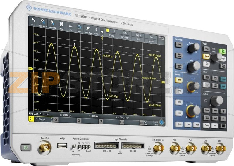 Осциллограф цифровой 70 МГц, 4 канала Rohde & Schwarz RTB2004EDU 