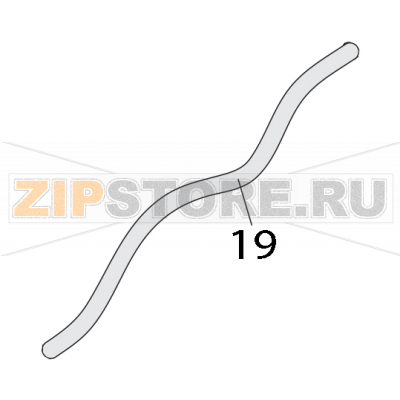Tubo condotta valvola - depuratore Elettrobar Fast 160 D Tubo condotta valvola - depuratore Elettrobar Fast 160 DЗапчасть на деталировке под номером: 19