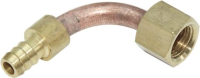 CURVED EXHAUST PIPE CONNECTION