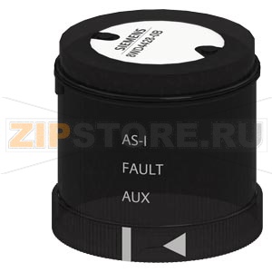 AS-I ЭЛЕМЕНТ СВЕТОВОЙ КОЛОННЫ, IP65, A/B ТЕХНОЛОГИЯ, ДЛЯ МАКС. 3-X ЭЛЕМЕНТОВ 24В DC, MANUAL SWITCHOVER ON EXTERNAL AUXIL., СВЕТОДИОДНАЯ ИНДИКАЦИЯ СТАТУСА, ADDRESS JACK , 20…30В DC Siemens 8WD4428-0BD 