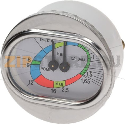 BOILER-PUMP PRESSURE GAUGE ø 63 mm 