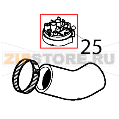 Pressure switch Silanos E1000 Pressure switch Silanos E1000Запчасть на деталировке под номером: 25