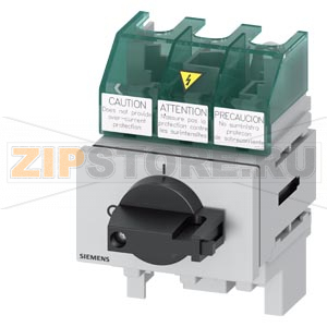 SENTRON, Molded case switch 3LD5 UL, Main switch, 3-pole, certified according to UL489 UL60947-4-1 and IEC60947-3, UL: 30A, SCCR 50kA at 480VAC, Operating power at 480VAC 3-phase: 20hp, IEC: 32A, Operating power at AC-23A at 400V: 15kW, floor mounting wit 