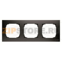 Рамка трехместная, чёрный бархат ABB 2CLA857300A1501