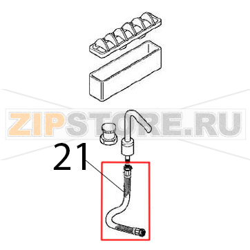 Flexible pipe Angelo Po 1A1PI2G Flexible pipe Angelo Po 1A1PI2GЗапчасть на деталировке под номером: 21