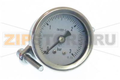 Manometer   41mm Druckbereich 0 3bar Gew 