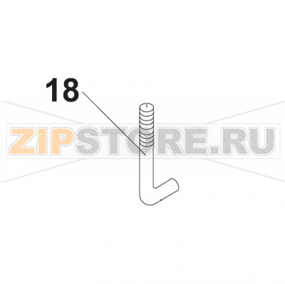 Lifting Bolt Bear Varimixer RN20 VL-2                                                                                      Lifting Bolt&nbsp;Bear Varimixer RN20 VL-2Запчасть на сборочном чертеже под номером: 18Название запчасти на датском&nbsp;языке: Lifting Bolt Bear Varimixer RN20 VL-2