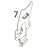 Ribbon shaft holder plate ass'y Toshiba TEC B-SX4T-GS10-QQ-CCS